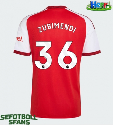 Arsenal Martin Zubimendi #36 Hemmatröja 2026-27 Kortärmad